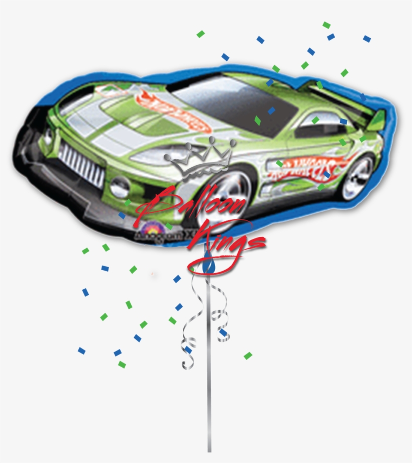 Hot Wheels Car - 36 Hot Wheels Green Racer Car, transparent png