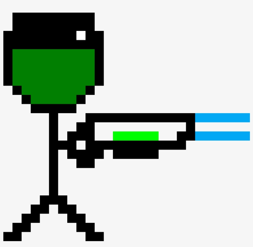 Dictator W Laser Gatling Gun - Cartoon, transparent png