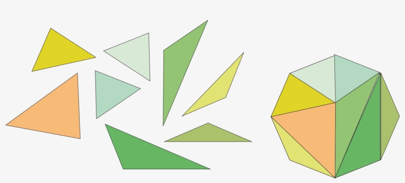 Diferentes Formas De Enganchar Los Segmentos O Triángulos - Colorfulness, transparent png