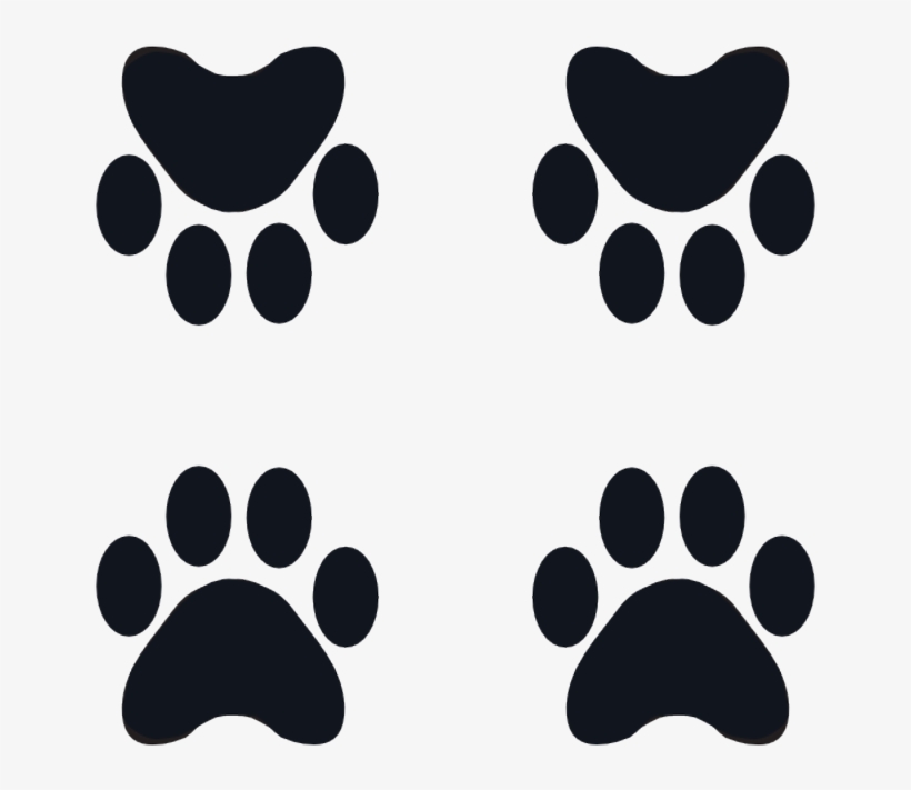 Dog Paw Black And White Silhouette Wallpaper - Tatuaje Pata De Lobo, transparent png