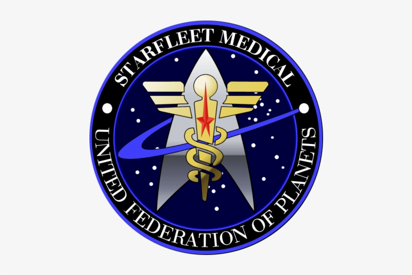 Emblema Medico Frota Estelar 1 - Star Trek Emblem Medical, transparent png