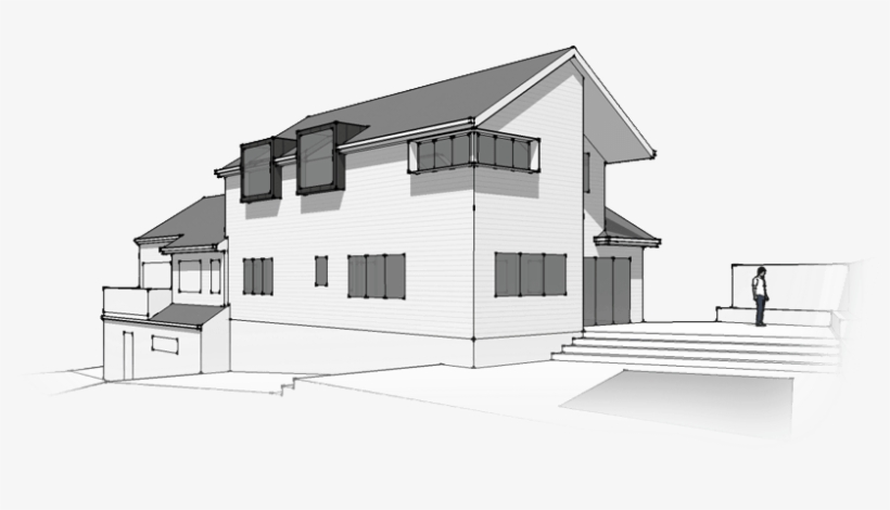 Design-sketch - House, transparent png