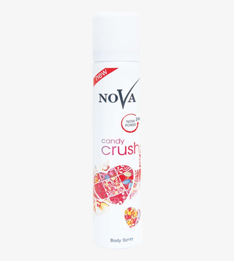 Body Spray Nova Candy Crush N3 For Her - Bottle, transparent png