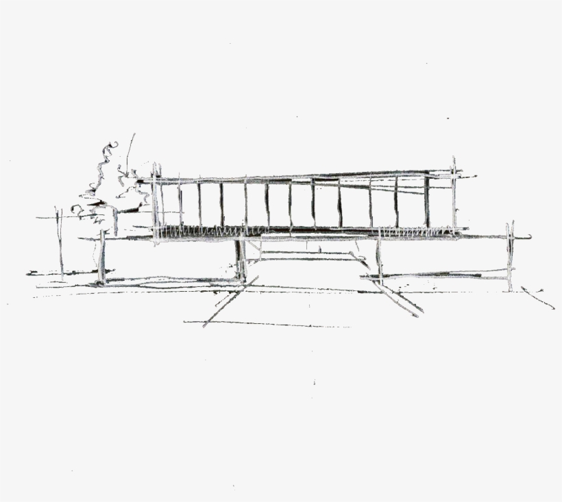 Frosted Glass House Sketch - Technical Drawing, transparent png