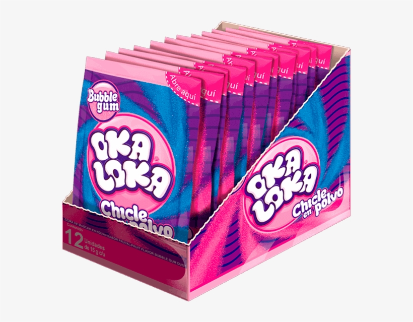 Chicle En Polvo Experiencia De Otro Mundo, Ideal Para - Chicle En Polvo Oka Loka Precio, transparent png
