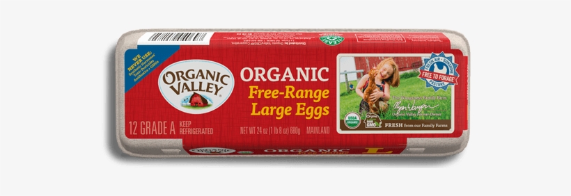 Large Eggs, One Dozen - Organic Valley Milk, transparent png