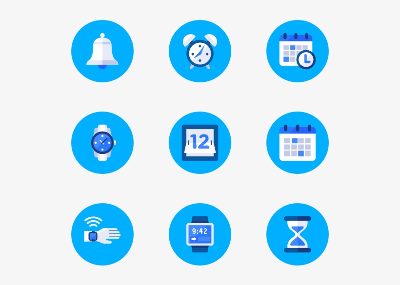 Time - Time Icon Png Blue, transparent png