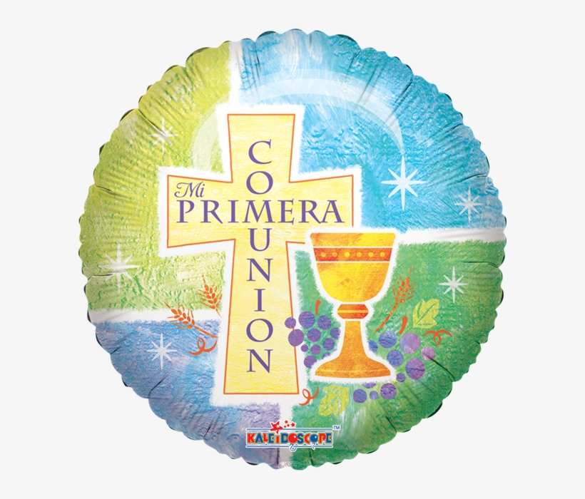 Mi Primera Comunión Cáliz Y Cruz Convergram 600x620 PNG Download