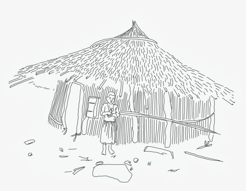 Read Story - Sketch A Poor House, transparent png