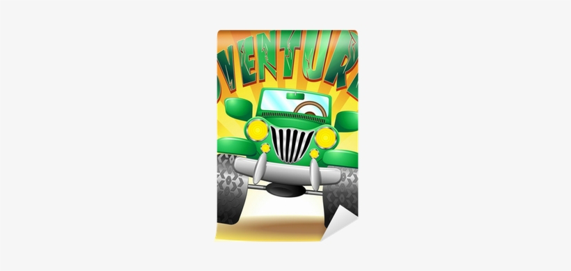 Jeep Geep Auto Fuoristrada Avventura Adventure-vector - Safari Clipart, transparent png