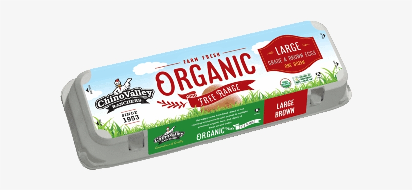 Large - Chino Valley Organic Brown Eggs, Large, Grade, transparent png