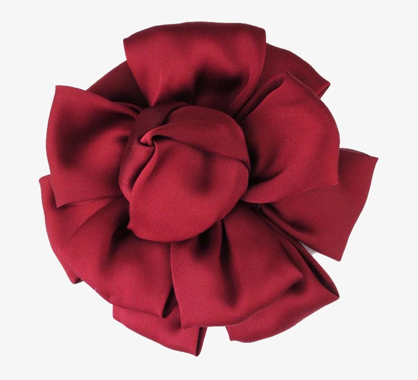 Fabric Flower Transparent Background Png - Barrette, transparent png