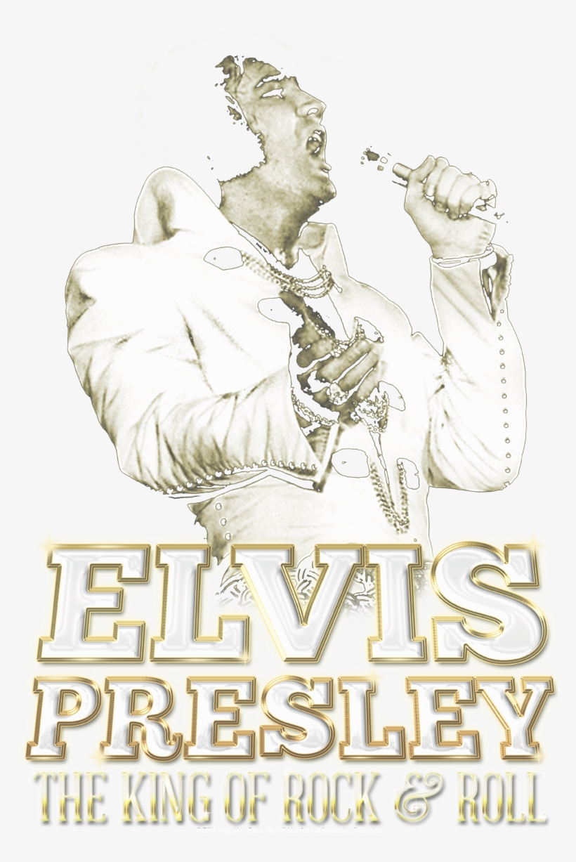 Elvis Presley Golden Youth Hoodie - Poster, transparent png
