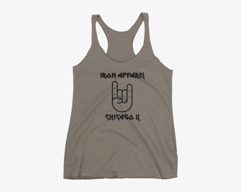 Metal Hand Women's Racerback Tank Top - Cat Even Right Meow - Tri-blend Racerback Tank, transparent png