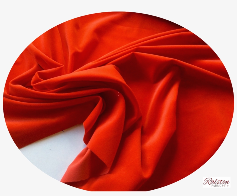 Red Cotton Velvet Fabric - Velvet, transparent png