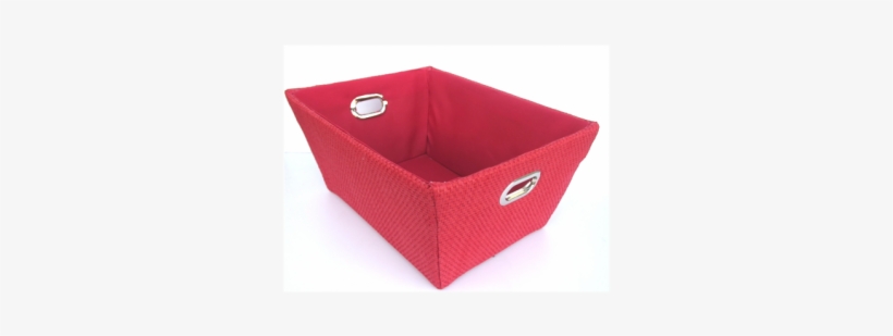 Cbw528srd Rectangular Red Paper Rope Basket With Matching - Wholesaling, transparent png