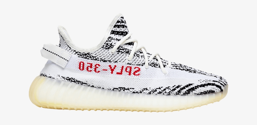 Yeezy Boost 350 V2 Zebra, transparent png