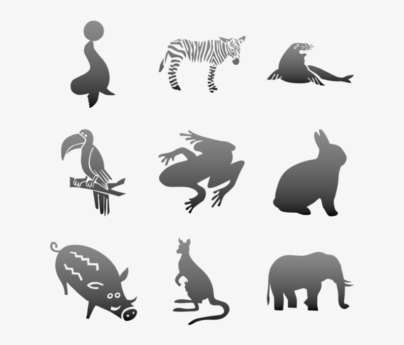 Icons Etc - Frog Silhouette, transparent png
