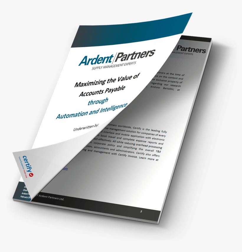 Maximizing The Value Of Accounts Payable Through Automation - Flyer, transparent png