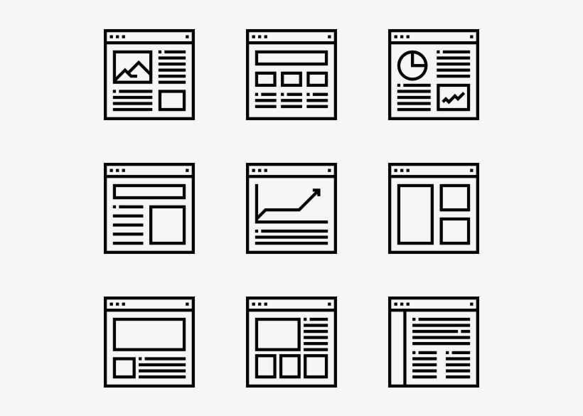 Website And User Interface - Layout Icon, transparent png