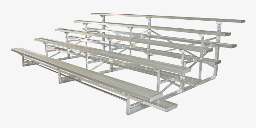 5 Row Bleachers - Aluminium, transparent png