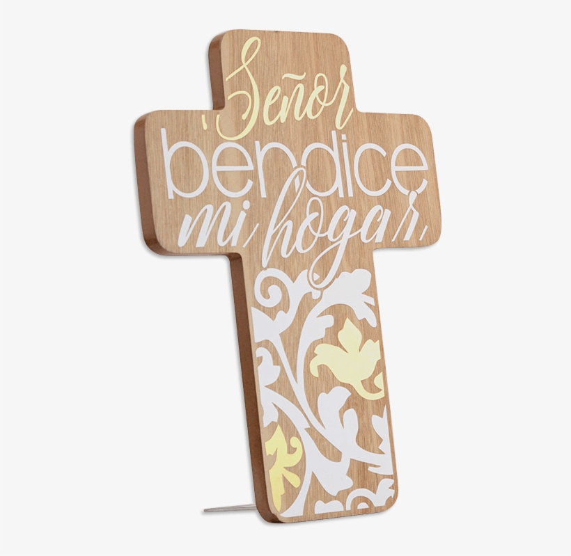 Cruz Grande "señor Bendice Mi Hogar" - Cross, transparent png