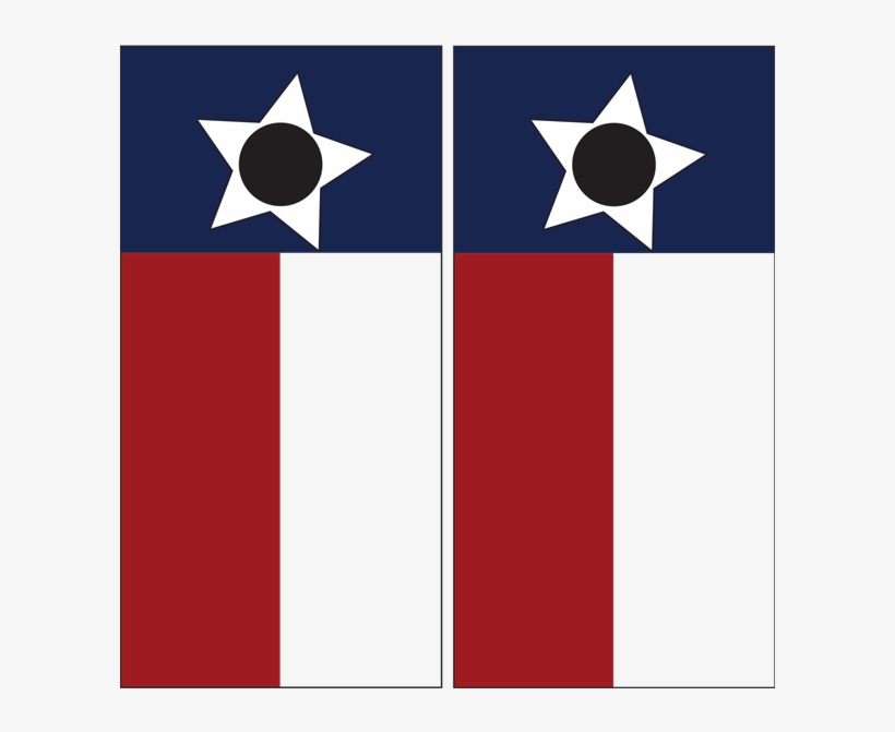 Texas Flag Cornhole Board Wrap Set - Texas, transparent png