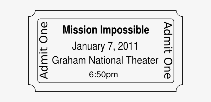 Ticket Clip Art, transparent png