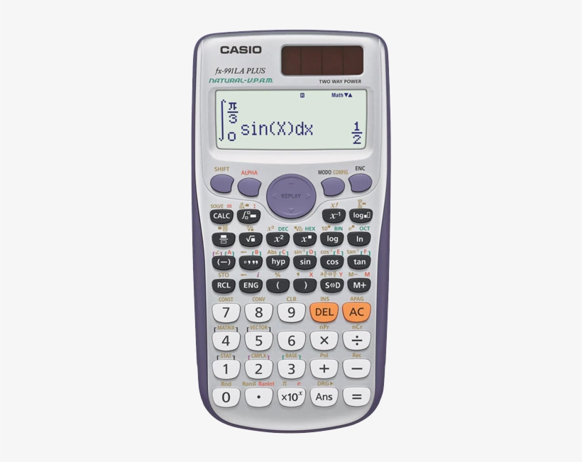 Calculadora Científica Casio - Casio Fx-991es Plus Calculator, transparent png