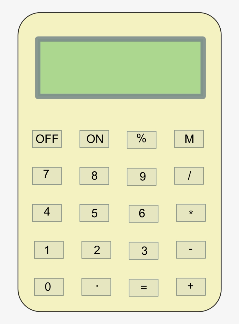 Calculadora - Number, transparent png