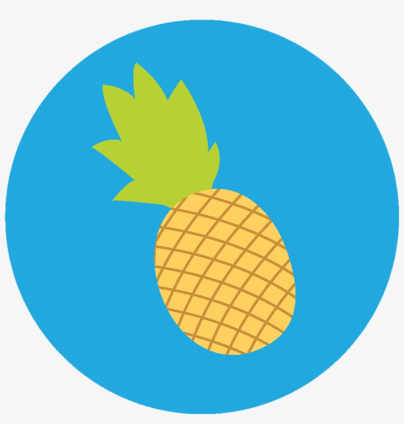 Icon Round Pineapple - Pineapple Icon Circle Png, transparent png