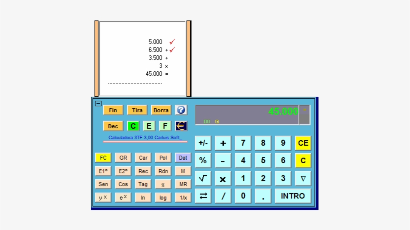 Calculadora Para Imprimir - 455x381 PNG Download - PNGkit