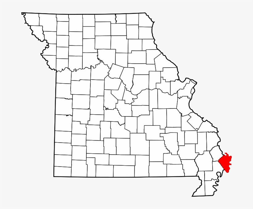 Map Of Missouri Highlighting Mississippi County - Map Of Missouri, transparent png