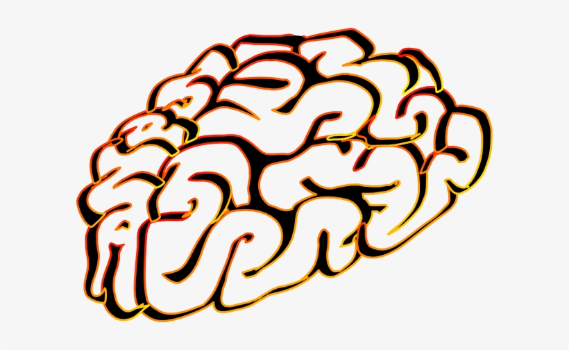 Clipart - Black And White Brain Png, transparent png