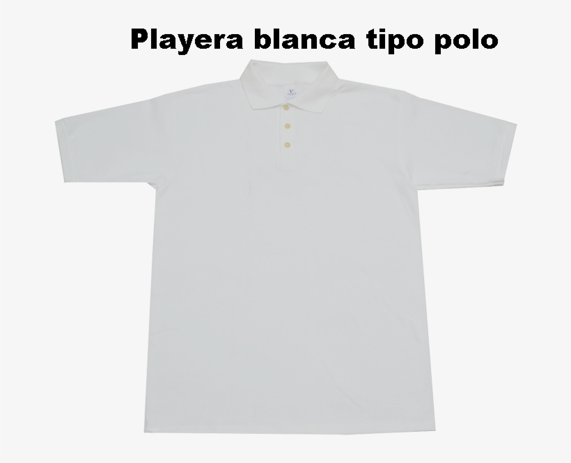 Playera Blanca Tipo Polo G - T-shirt, transparent png