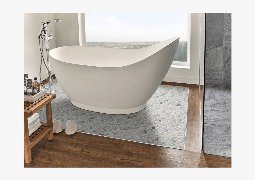 Cracked Joint Black & White Marble Pebble Pattern Tumbled - Ms International Black Marble Pebbles Tumbled Pattern, transparent png