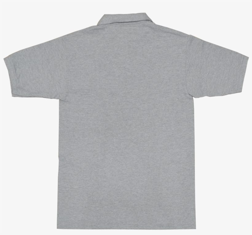camisa tipo polo gris