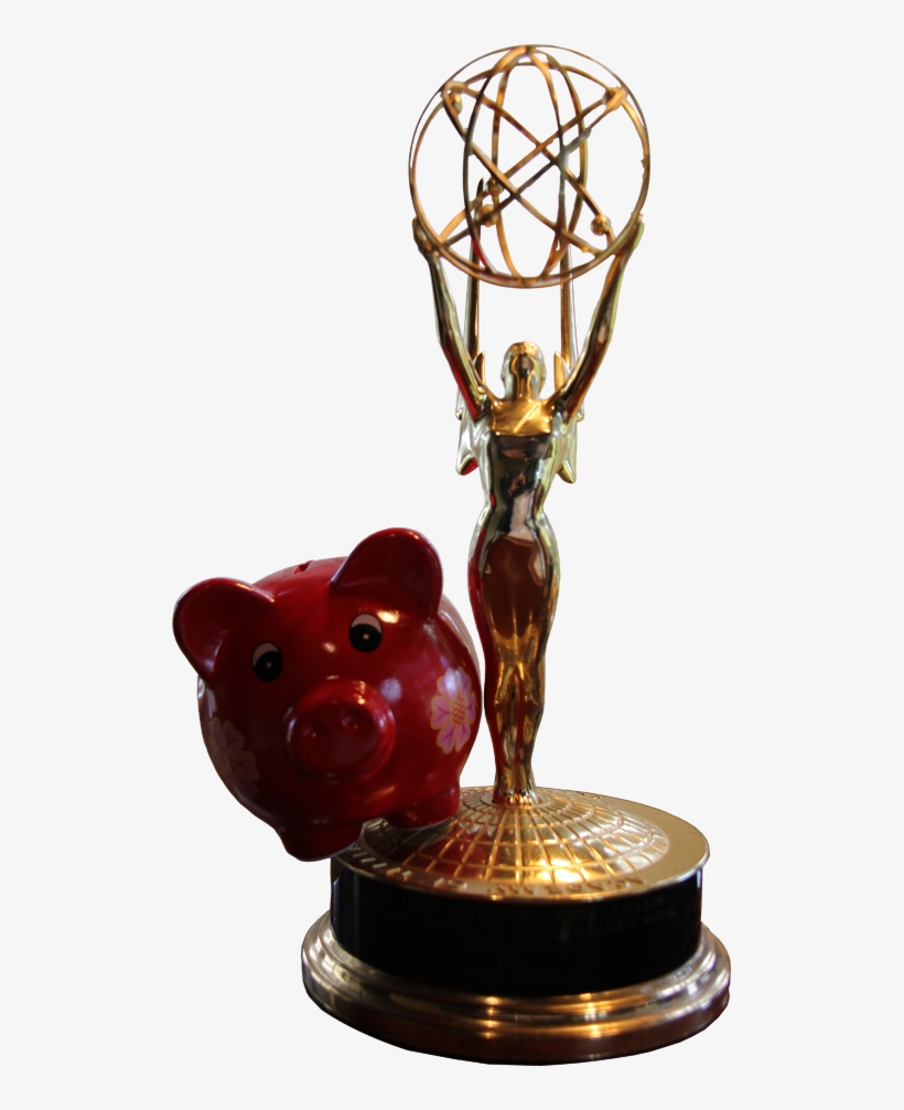 Percy Pig And Emmy Award Small - Portable Network Graphics, transparent png