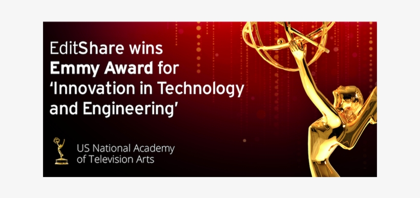 Editshare, A Technology Leader In Intelligent Shared - Emmy Award, transparent png