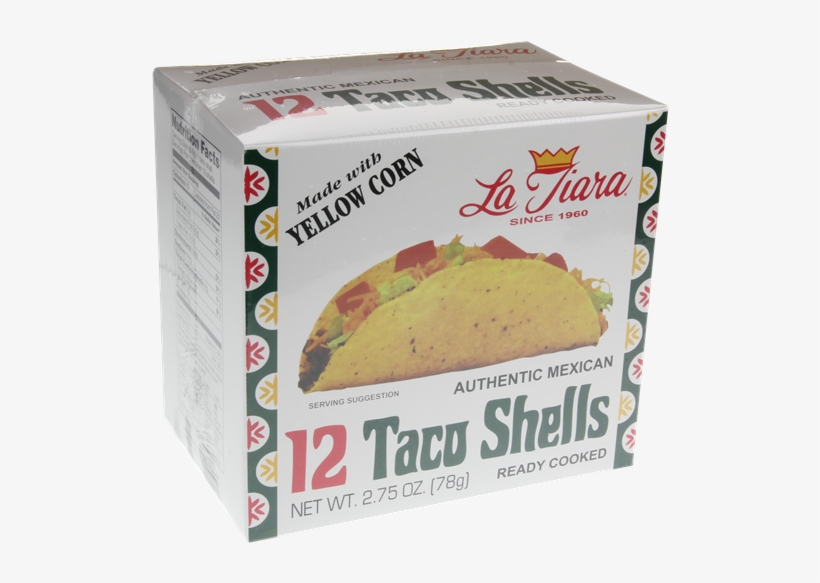 La Tiara Taco Shells Yellow Corn - La Tiara Taco Shells - 12 Count, 2.75 Oz Box, transparent png