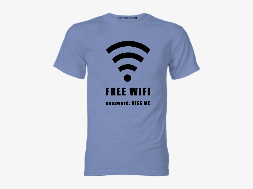 Free Wifi Password Kiss Me Tshirt - Free Kiss T Shirt, transparent png