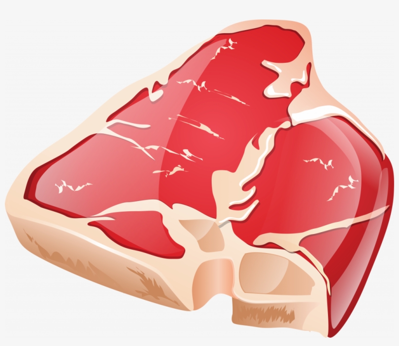 Top Hd Beef Steak Clipart Cdr File Free - Meat Clipart Png, transparent png