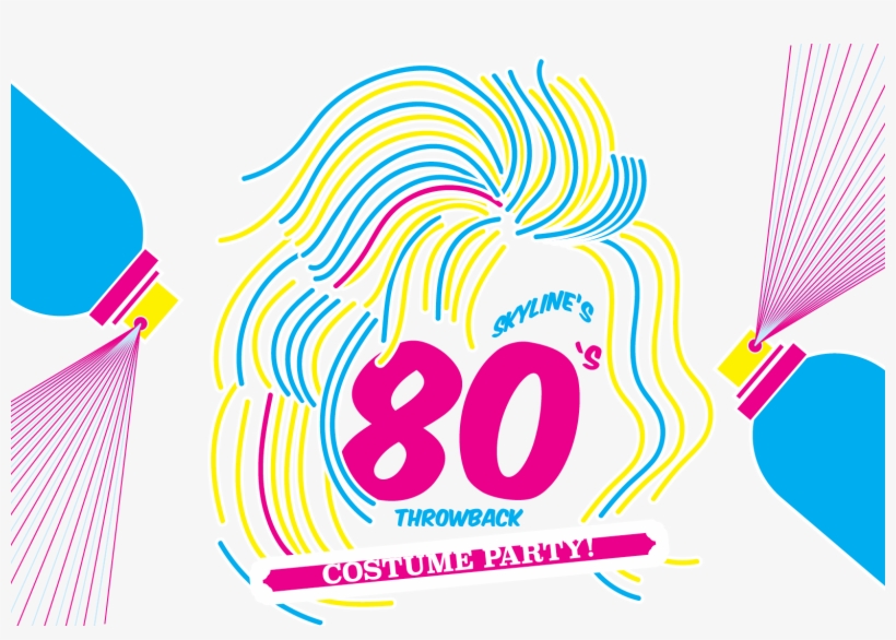 80's Throwback Costume Party - Party, transparent png