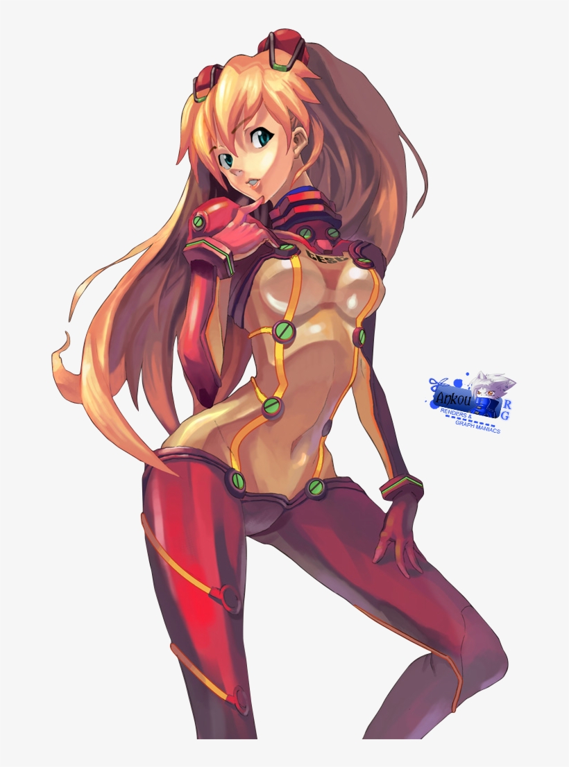 Renders Asuka Langley Evangelion Rousse Combinaison - Fifa World Cup Mascot, transparent png
