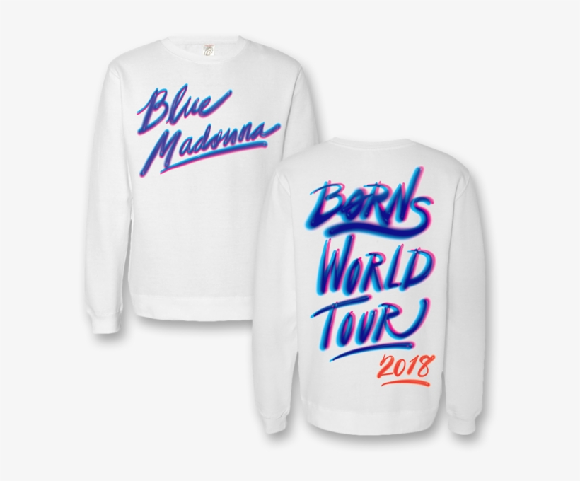 Airbrush Crew Neck Sweatshirt - T-shirt, transparent png