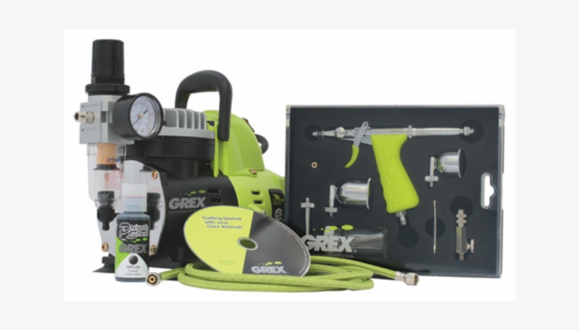 Grex Gck02 Tritium Ts3 Airbrush Combo Kit, transparent png