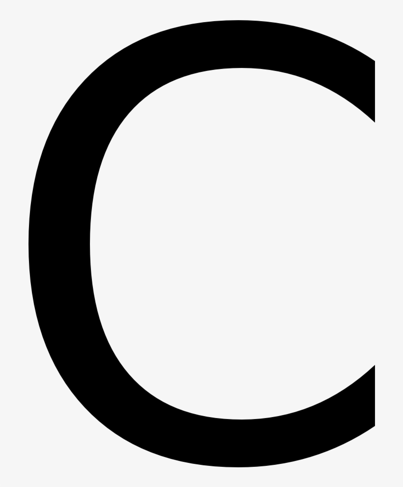 C Letter, transparent png