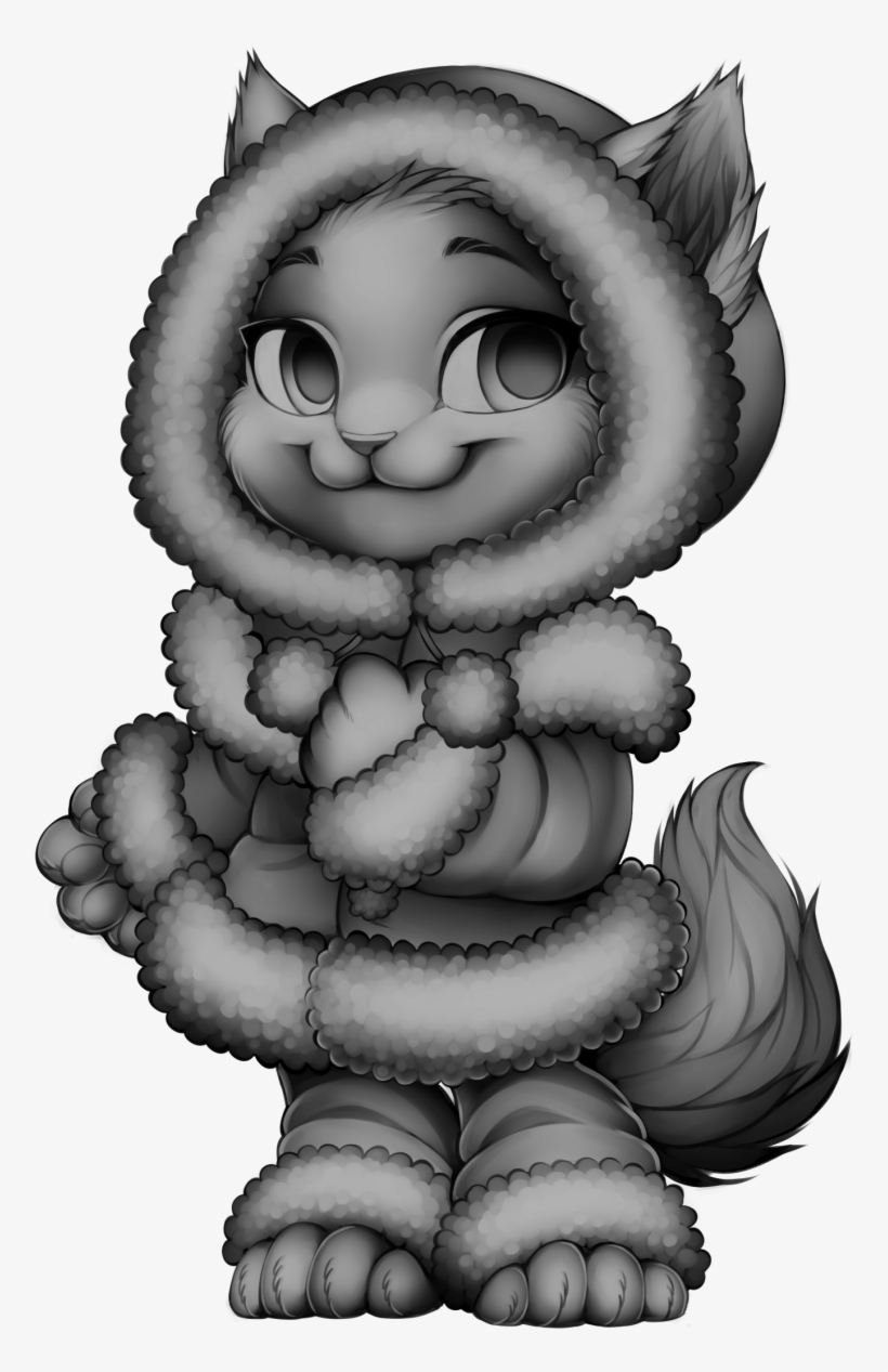 Furvilla Tigereye Peak Fluffy Coat Cat - Furvilla Fluffy Cat Base, transparent png