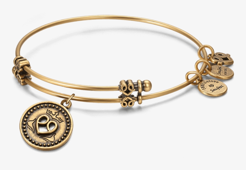 Bangle Bracelets Soufeel Claddagh Charm Bangle, transparent png