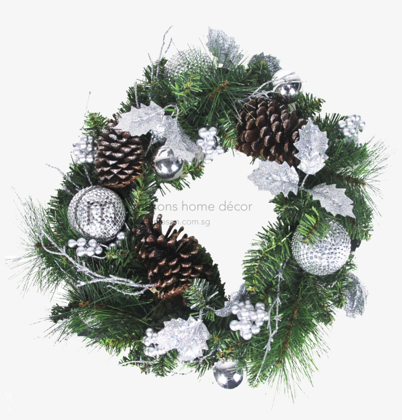 Wolasko Premium Chirstmas Wreath By Masons Home Decor - Wreath, transparent png